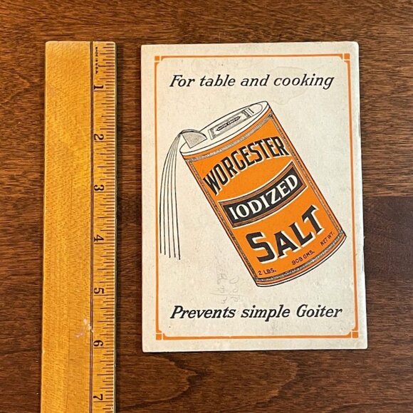 1931 Vintage 'The Worcester Salt Cook Book' by Worcester Salt Co., NYC - Picture 6 of 7